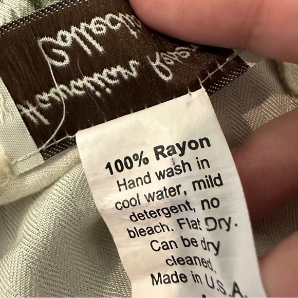 Hawaiian Reserve Collection vintage green maxi dress Large - Picture 7 of 7